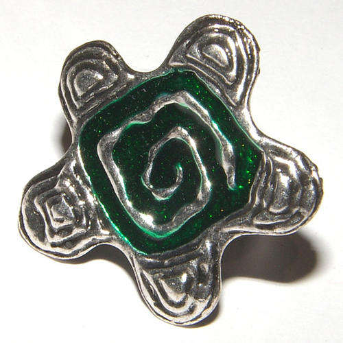 BEAUTIFUL CELTIC DESIGN DRESS RING WITH ENAMELLING - ***NEW***!