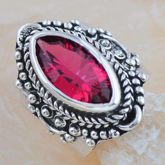 ***WOAW!***A STUNNING STUNNING NATURAL RED TOPAZ LADIES RING!!!!!