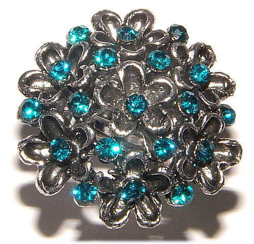 **WOAW!** GORGEOUS RHINESTONE DRESS RING!