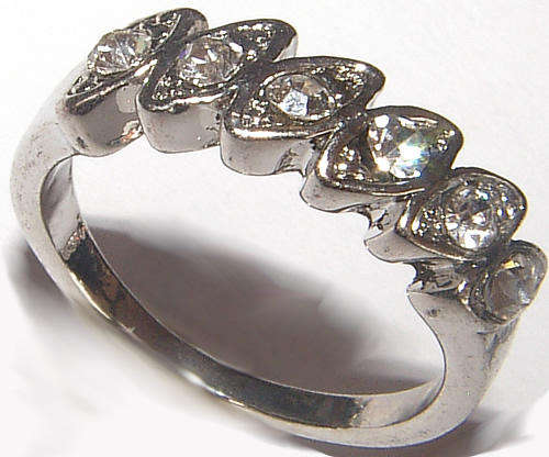 ****SWEET RHINESTONE PARTY RINGS!!***NO COMBINING FEE ON PARTY RINGS - STACK-EM!!