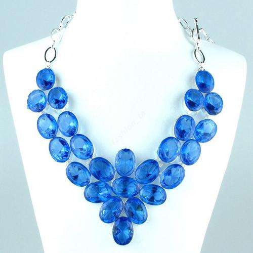 ****GORGEOUS ACCESSORY!!****ONE OF A KIND SAPPHIRE GEMSTONE NECKLACE!
