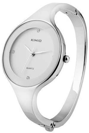 NEW ON BIDORBUY -  KIMIO Silver Ladies Quartz Wrist Watch - NEW!