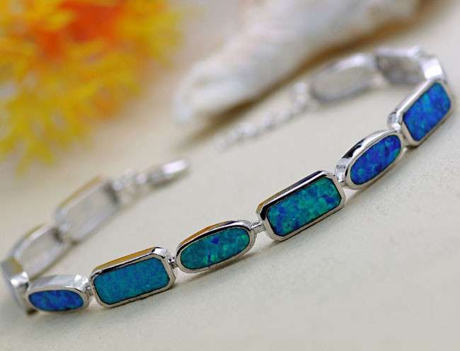 UNIQUE AUSTRALIAN OPAL JEWELLERY - BEAUTIFUL  BRACELET!