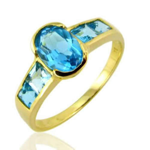 ***WOAW!!!***STUNNING TOPAZ YELLOW GOLD RING!!!
