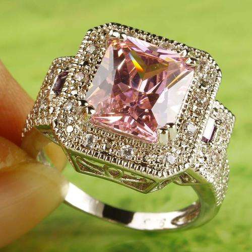 ***WOAW!!!***STUNNING TOPAZ STERLING SILVER RING!!!