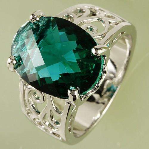 ***REDUCED!!!***STUNNING PARAIBA TOPAZ IN STERLING SILVER RING!!!