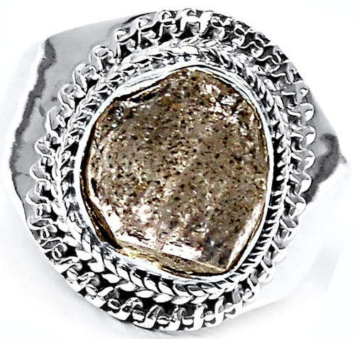***WOAW!!!*** GORGEOUS NATURAL HERKIMER DIAMOND IN SOLID STERLING SILVER RING!!!