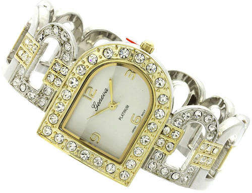 **ELEGANT** GORGEOUS LADIES  WATCH FROM THE GENEVA CRYSTAL PLATINUM COLLECTION!