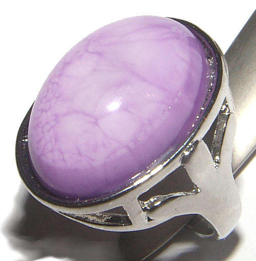 *** BOLD IS BEAUTIFUL!!*** SILVER BLING RING - SIZE 8.5 - NEW!