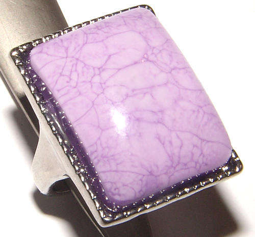 *** BOLD IS BEAUTIFUL!!*** SILVER BLING RING - SIZE 7 - NEW!