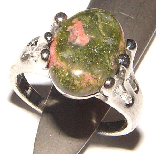 ***SALE ITEM!!*** NATURAL GEMSTONE SILVER RING - NEW!