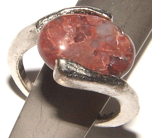 ***SALE ITEM!!*** NATURAL GEMSTONE SILVER RING - NEW!