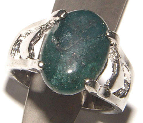 ***LOVELY ACCESSORY!!*** NATURAL GEMSTONE SILVER RING - NEW!
