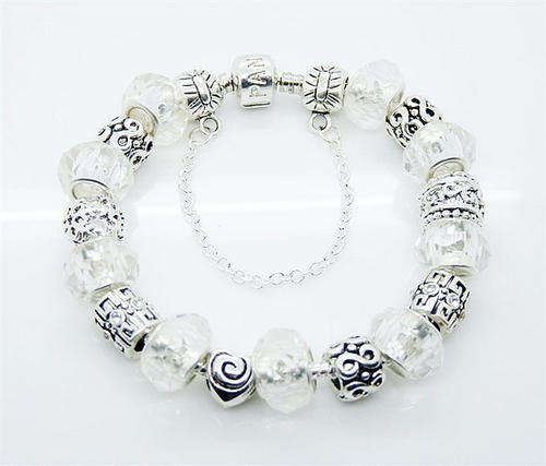 ***CHARM-ING!*** SILVER EUROPEAN/PANDORA CHARM BRACELET - ADORABLE!
