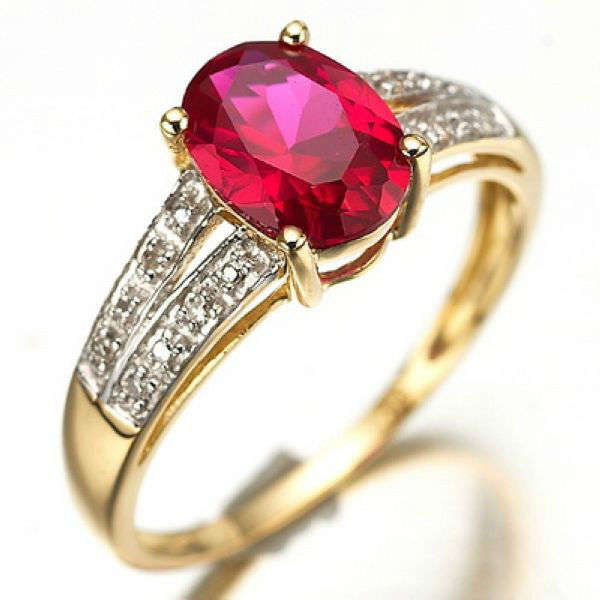 ***WOAW!!!***STUNNING RUBY YELLO GOLD FILLED RING!!!