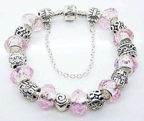 ***CHARM-ING!*** SILVER EUROPEAN/PANDORA CHARM BRACELET - ADORABLE!