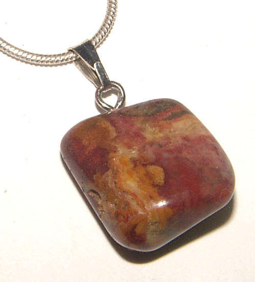 STUNNING NATURAL POLISHED GEMSTONE PENDANT!!