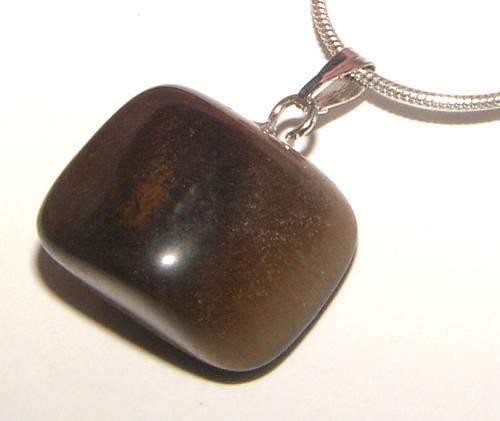 STUNNING NATURAL POLISHED GEMSTONE PENDANT!!