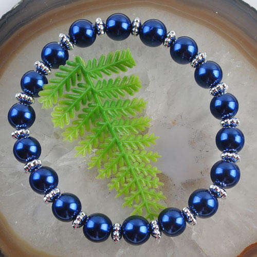 ***FAIRYTALE COLLECTION*** PRETTY IMITATION PEARLS AND BEADS STRETCHY BRACELET!