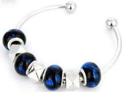 ***CHARM-ING!*** SILVER EUROPEAN STYLE CHARM CUFF BRACELET - ADORABLE!