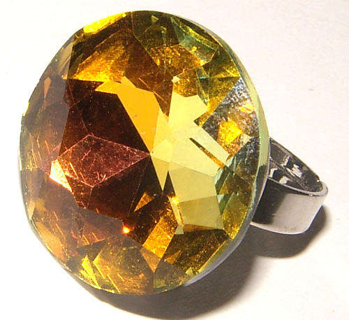ADJUSTABLE FASHION CRYSTAL DRESS RING