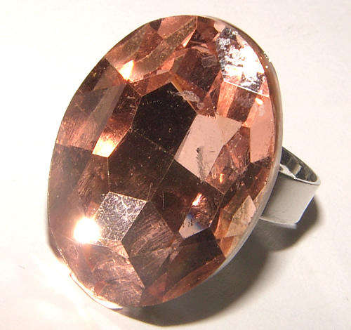 **GORGEOUS** ADJUSTABLE FASHION CRYSTAL DRESS RING - NEW!