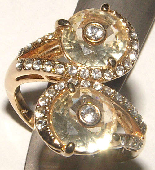 FAIRYTALE COLLECTION - BEAUTIFUL RHINESTONE ENCRUSTED DRESS RING!