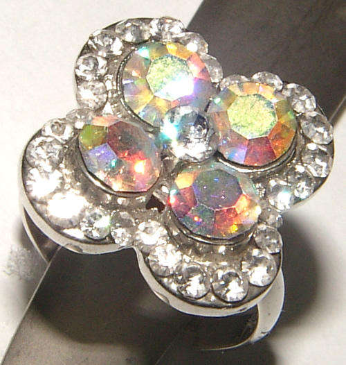 FAIRYTALE COLLECTION - BEAUTIFUL RHINESTONE ENCRUSTED DRESS RING!