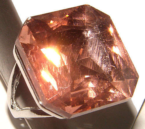 ***SIZE -  5.25***SPARKLING CRYSTAL  CARNIVAL DRESS RING - WOAW!!!