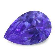 CUBIC ZIRCONIUM -  TANZANITE PURPLE BLUE PEAR CUT - 1,99cts!!