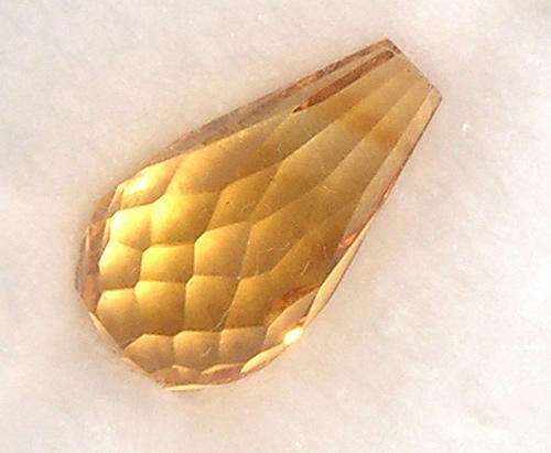 NATURAL BRAZIL CITRINE BRIOLETTE - 8.390cts!!