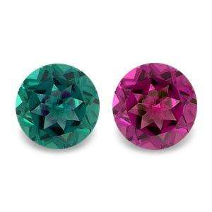 ALEXANDRITE - COLOUR CHANGE ROUND CUT - 4.17cts!