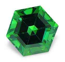 EMERALD - EMERALD GREEN HEXAGON CUT - 1.86cts!