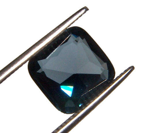 NATURAL TOPAZ MATCHING PAIR - CUSHION CUT LONDON BLUE - 6.830cts!