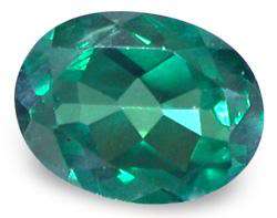 NATURAL TOPAZ -  TEAL GREEN OVAL CUT - 1.420cts!!