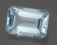 NATURAL TOPAZ -  SKY BLUE OCTAGON CUT - 1.205cts!!
