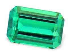 EMERALD SIMULANT  - TOP EMERALD GREEN OCTAGON CUT - 0.44cts!!