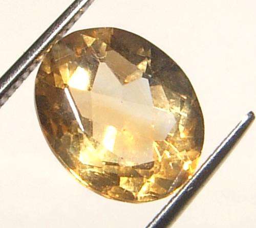 GOLDEN BRAZIL CITRINE -  OVAL CUT - 3.125cts