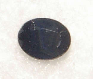 NATURAL SAPPHIRE - TOP MIDNIGHT  BLUE ROUND CUT - 0.50cts