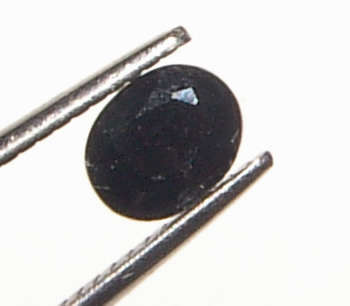 NATURAL SAPPHIRE - TOP MIDNIGHT  BLUE ROUND CUT - 0.50cts