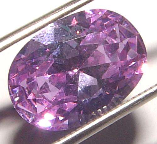 LAVENDER CUBIC ZIRCONIUM OVAL CUT  -  9.42cts.