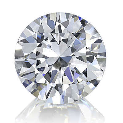 CUBIC ZIRCONIUM - AAA DIAMOND WHITE ROUND CUT  - 3.22cts