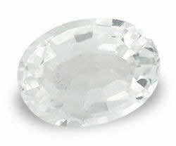 TOPAZ - DIAMOND WHITE OVAL CUT  - 2.395cts