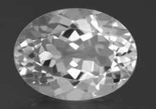 NATURAL TOPAZ -  TOP WHITE OVAL FACETED - 5.490cts!!