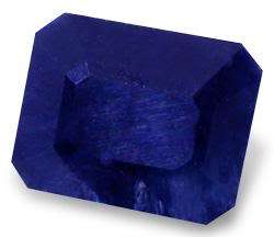 NATURAL SAPPHIRE - MIDNIGHT BLUE OCTAGON CUT - 2.900cts