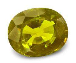 NATURAL TOURMALINE - BEST OLIVE GREEN OVAL CUT  - 0.920cts