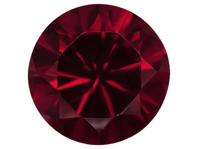 RUBY - TOP RED ROUND DIAMOND CUT - 2.220cts