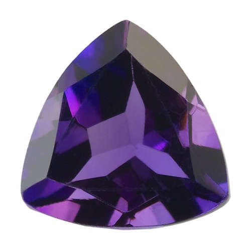 NATURAL AMETHYST -  HOT PURPLE TRILLIANT CUT - 0.455cts