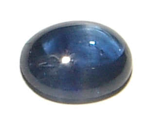 NATURAL SAPPHIRE - RICH ROYAL BLUE  OVAL CABOCHON - 1.755cts