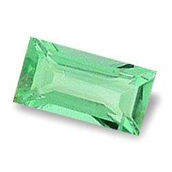 NATURAL EMERALD  -  BAGUETTE CUT RICH GREEN - 0.065cts
